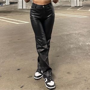 Princess Polly leather pants